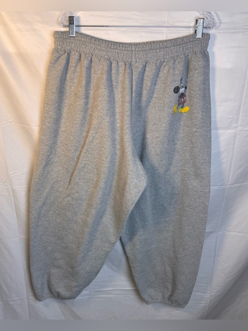 Disney Gray Sweatpants with Mickey Mouse